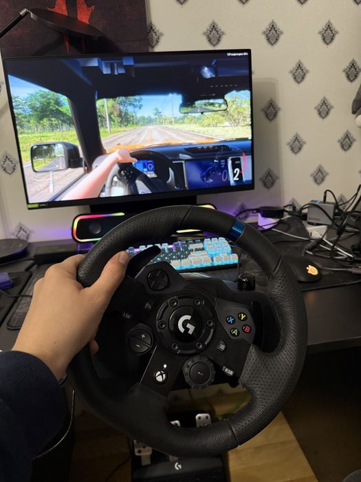 Руль с педалями Logitech G923 (PC, XBOX)