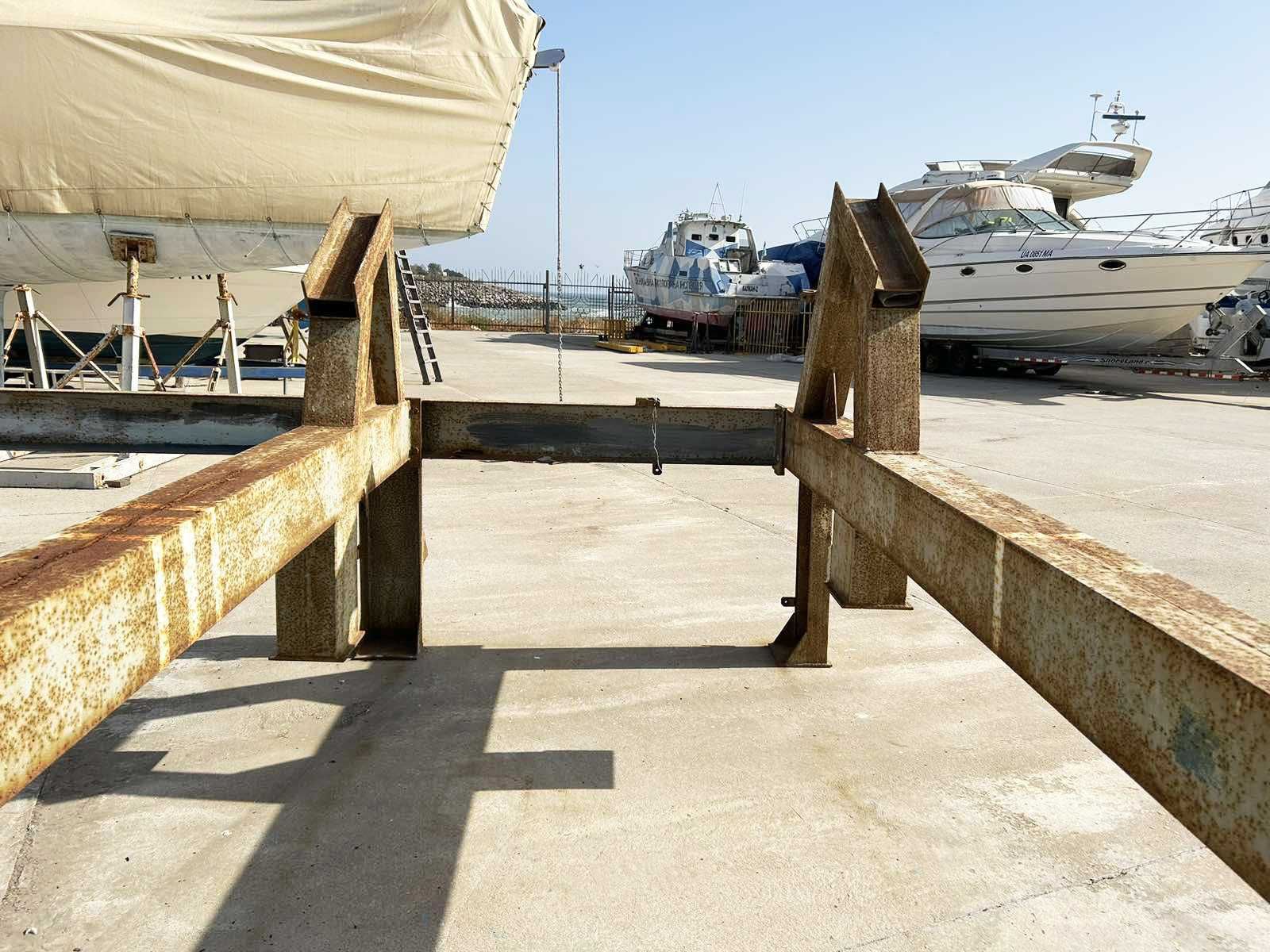 Разборной стапель для яхты (платформа/стенд для хранения катера,лодки)
