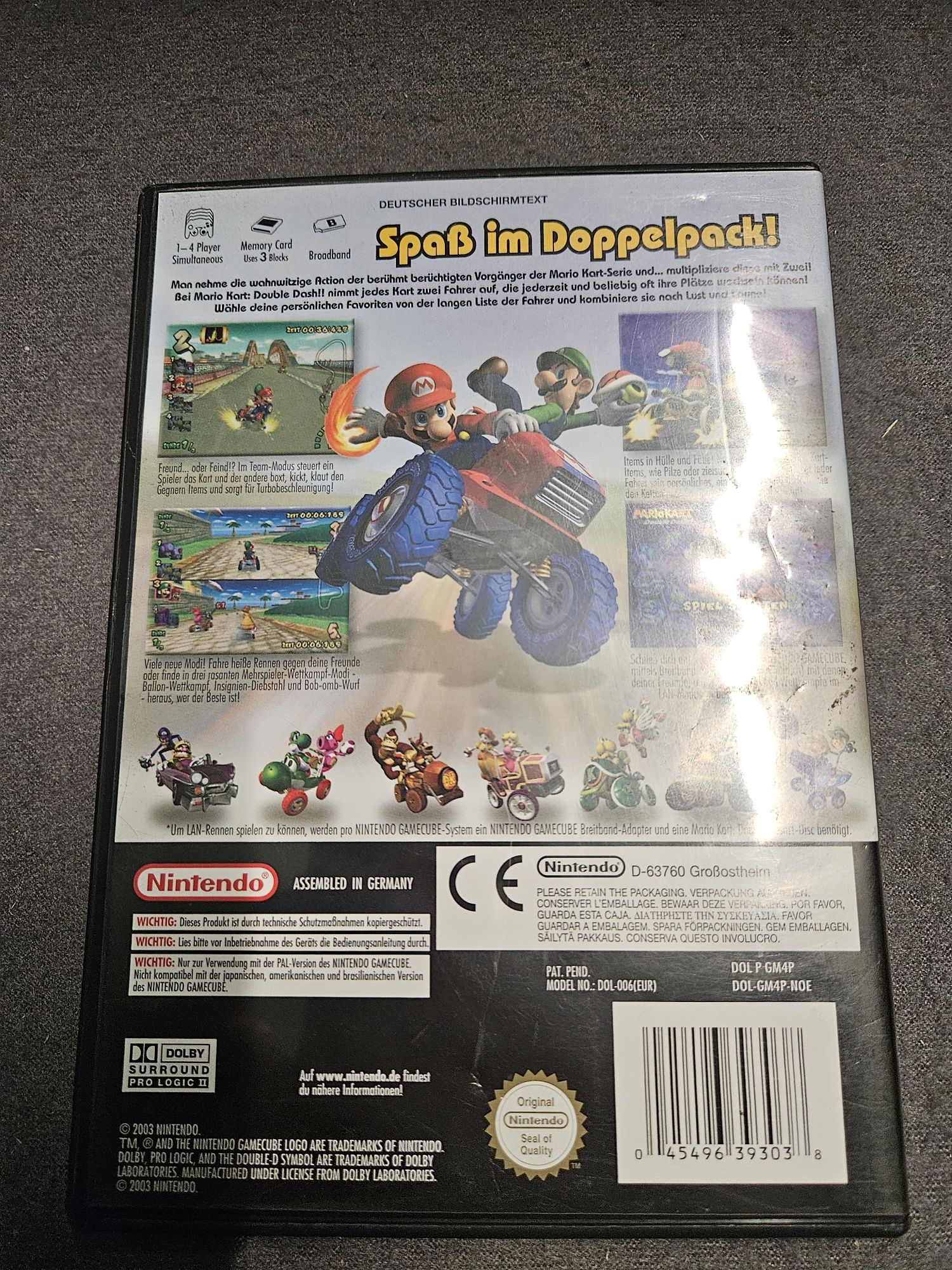 MarioKart Double Dash Nintendo Gamecube igła!!!