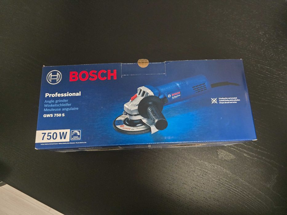 Bosch Professional GWS 750 S 750W 125mm — szlifierka katowa