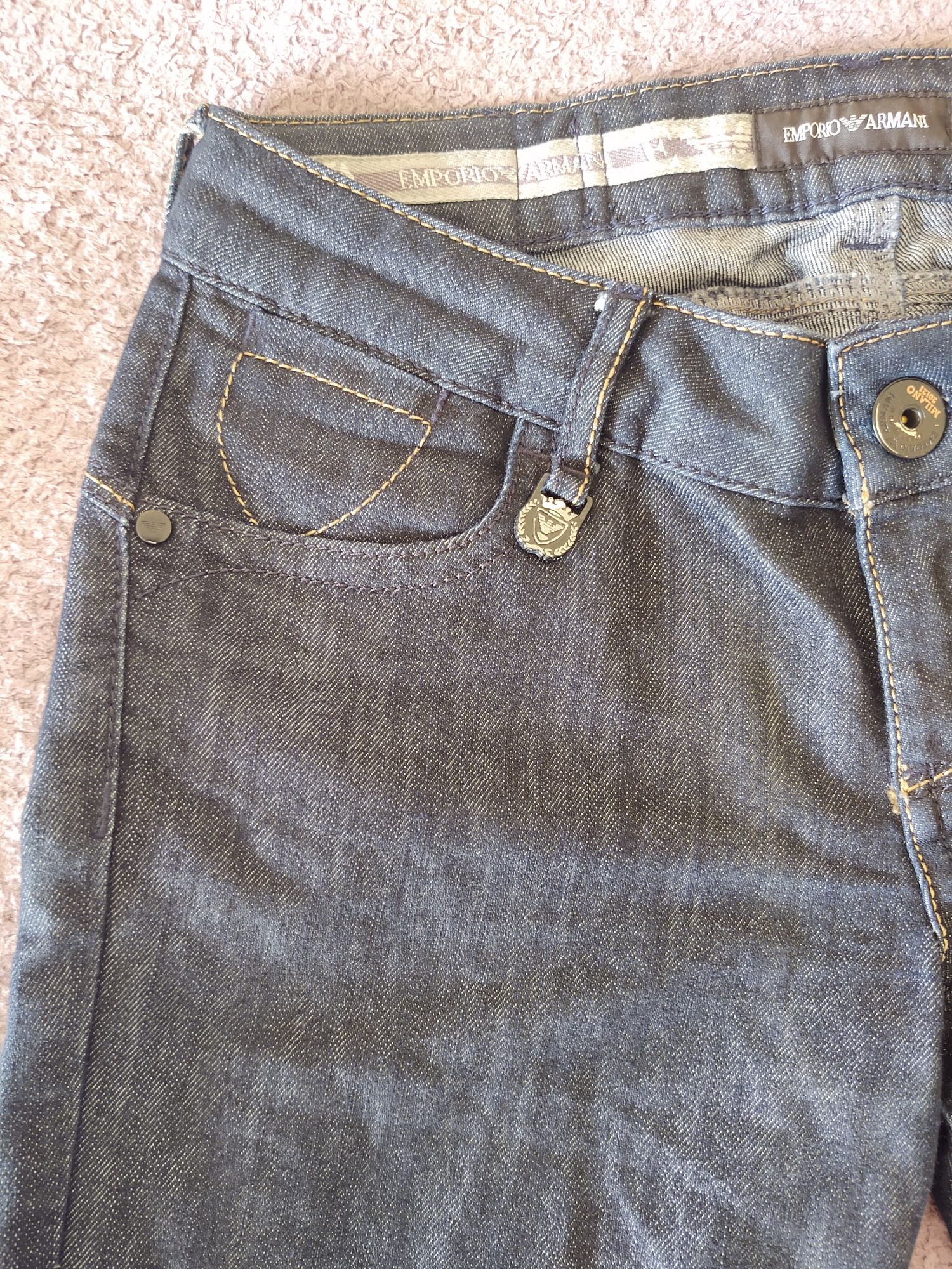 Spodnie Emporio Armani Milano 20121 męskie jeansy