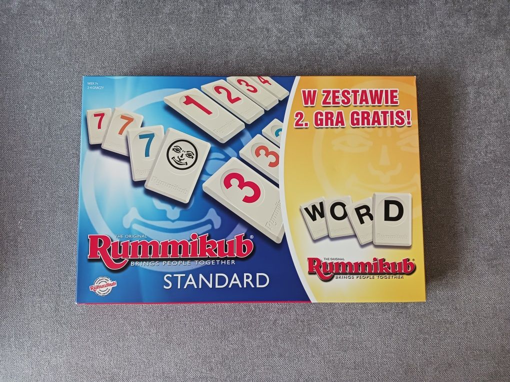 Rummikub Standard + Rummikub Word (gra planszowa)

Sprzedam grę R