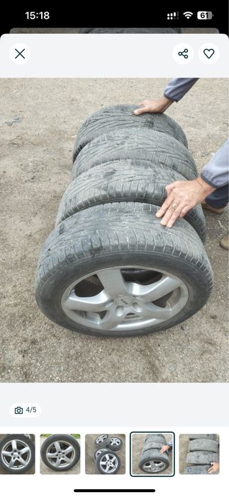 Зимові шини Nokian з дисками Real 215/60 R17 2018 року