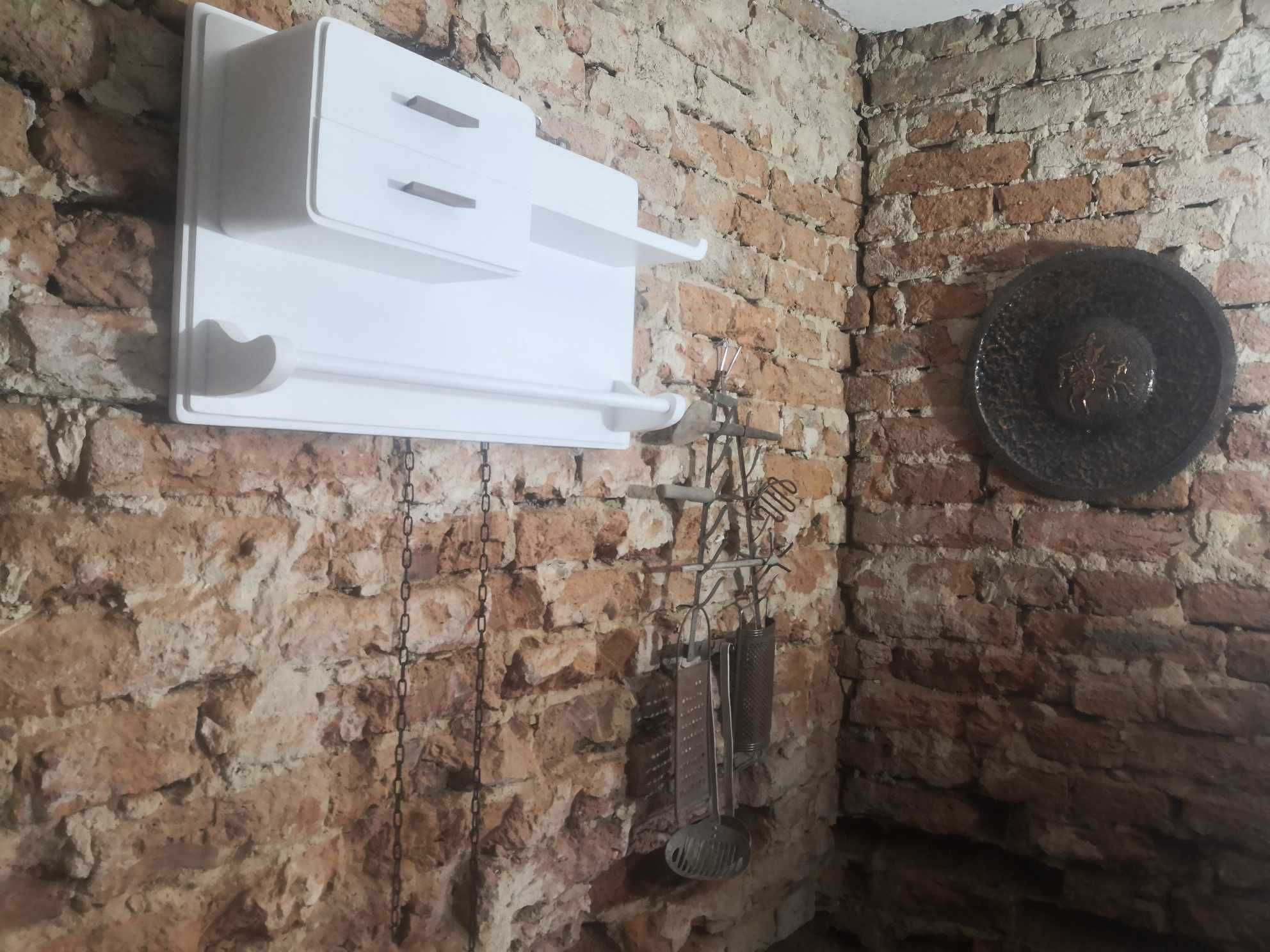 półeczka szafka kuchenna łazienkowa prl teak design
