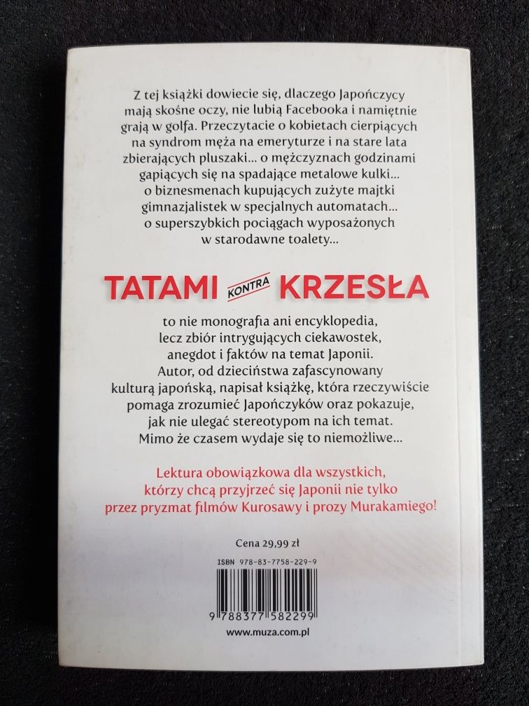 "Tatami kontra krzesła" Rafał Tomański