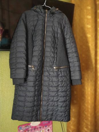 Пальто стёганое 54 размер