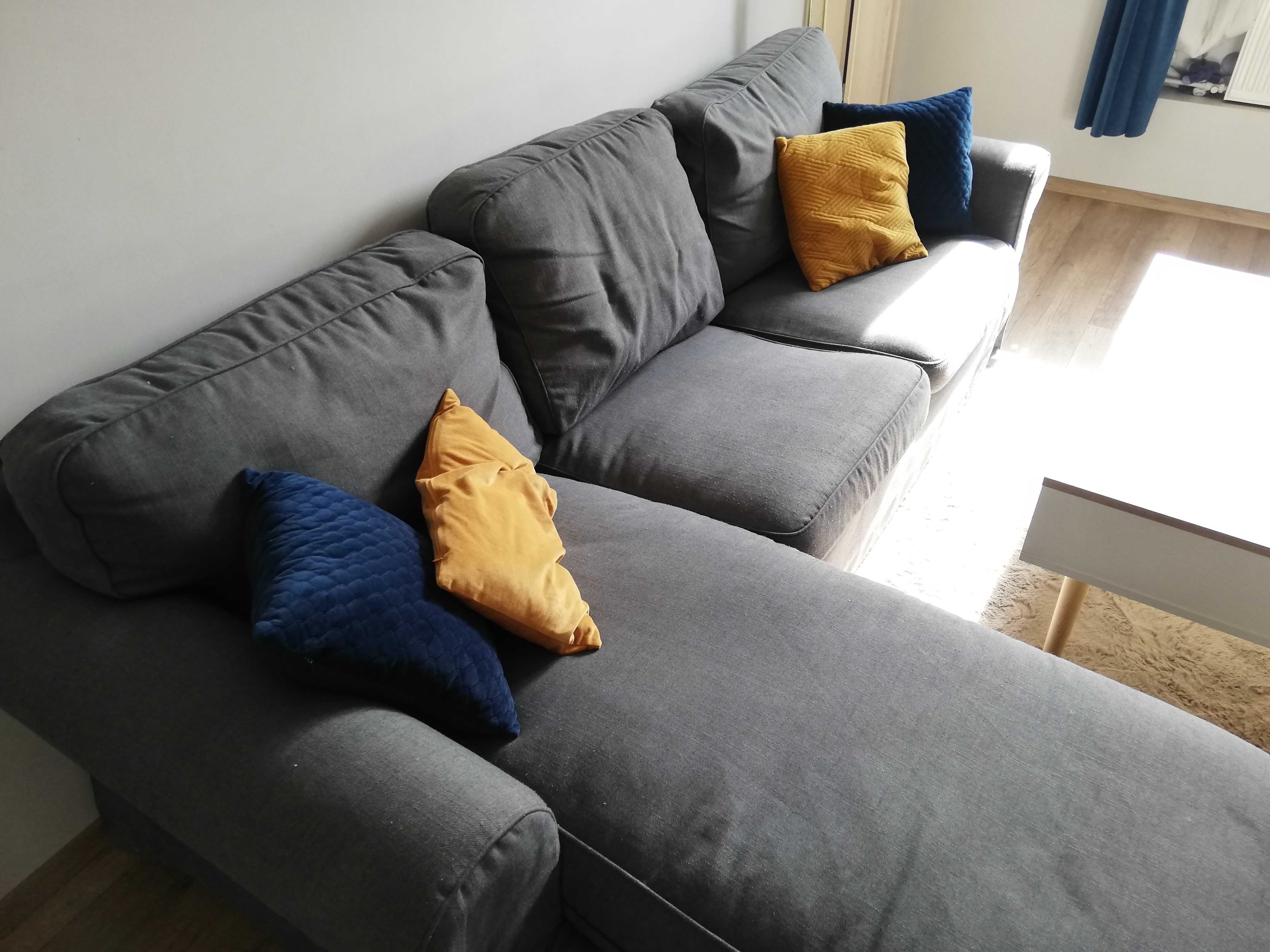 Sofa 3-osobowa z szezlongiem, Ikea EKTORP