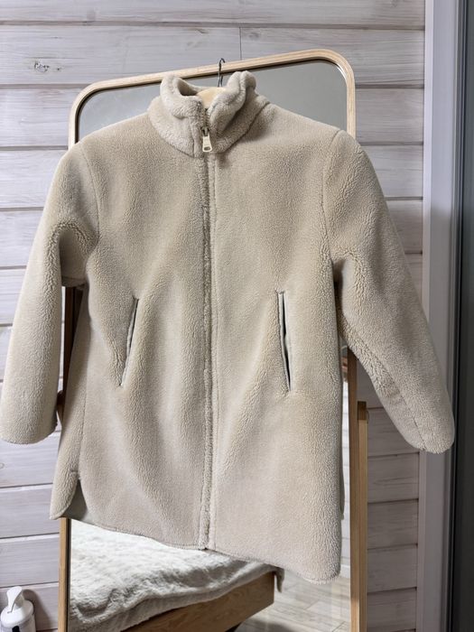 Пальто куртка зі штучного хутра zara
