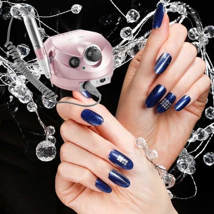 Mocna Frezarka do Paznokci 65W Frezy Profesjonalna Manicure i Pedicure