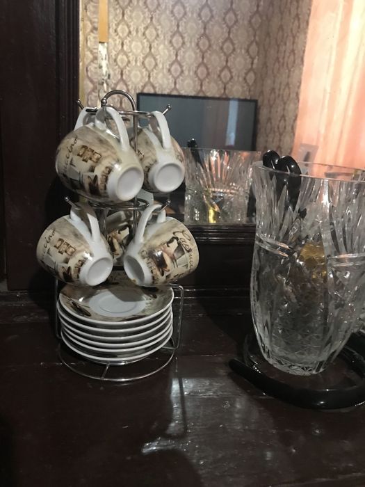 Кофейный  набор  на подставке