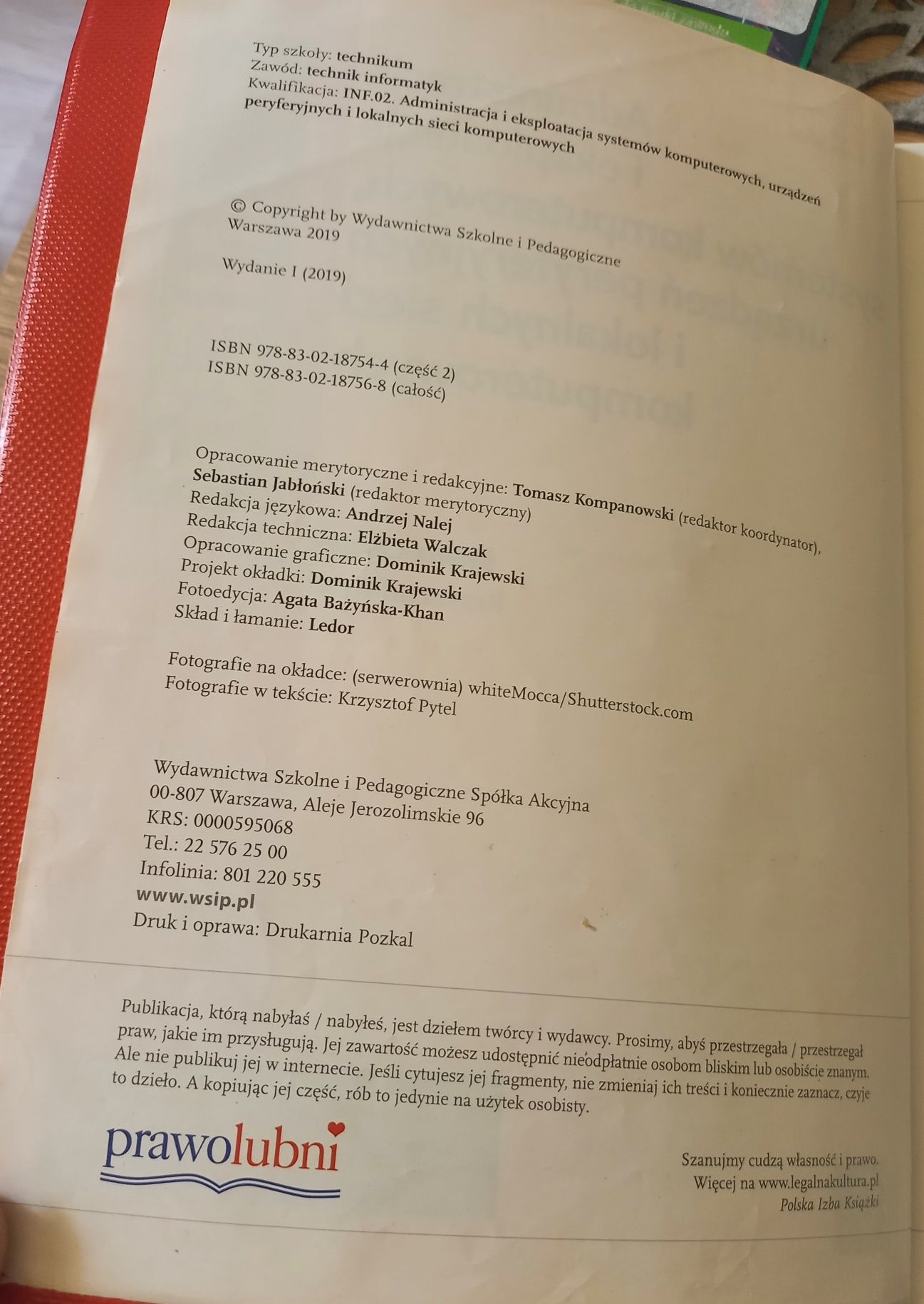 Podrecznik do nauki zawodu technik informatyk  część 2. INF.02