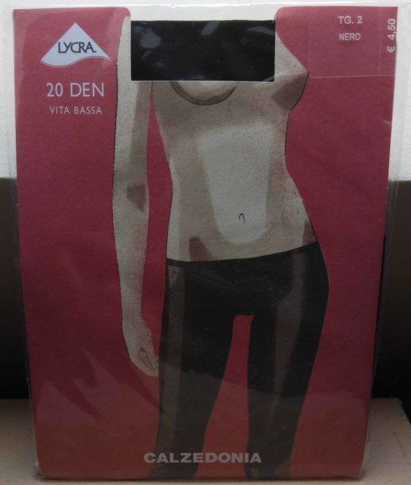 Collants Pretas de Cintura Baixa - Tamanho M - Novas!