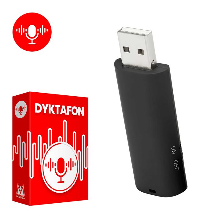 Mini Dyktafon USB 8GB MK-X10 - Dyskretne Nagrywanie Dźwięku