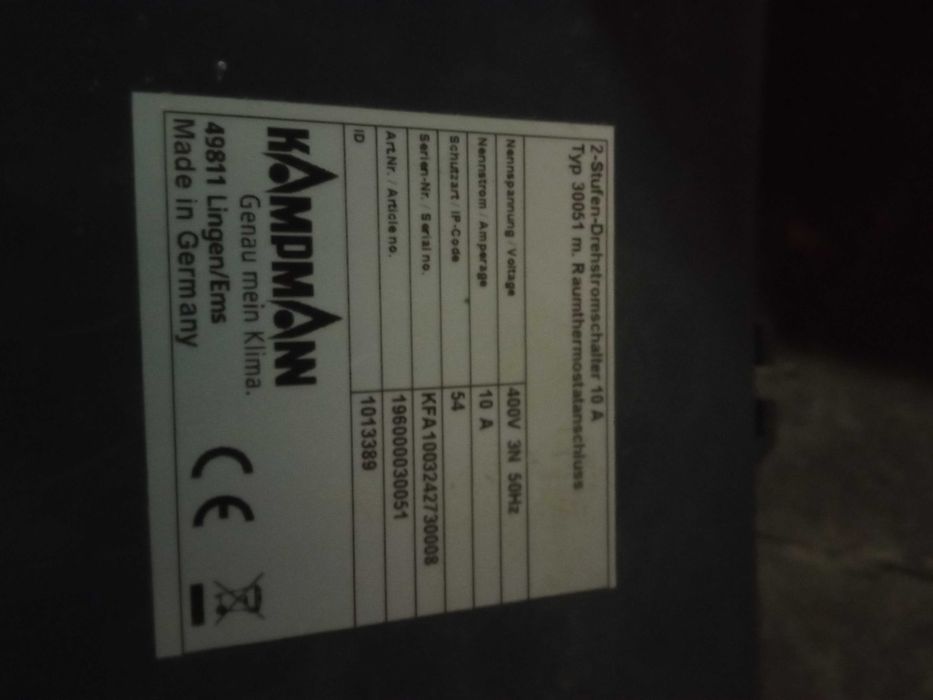 Sterownik kampmann 300051+ regulator temperatury