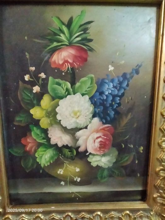 Розпродажа. Картина маслом на дереві. Італія