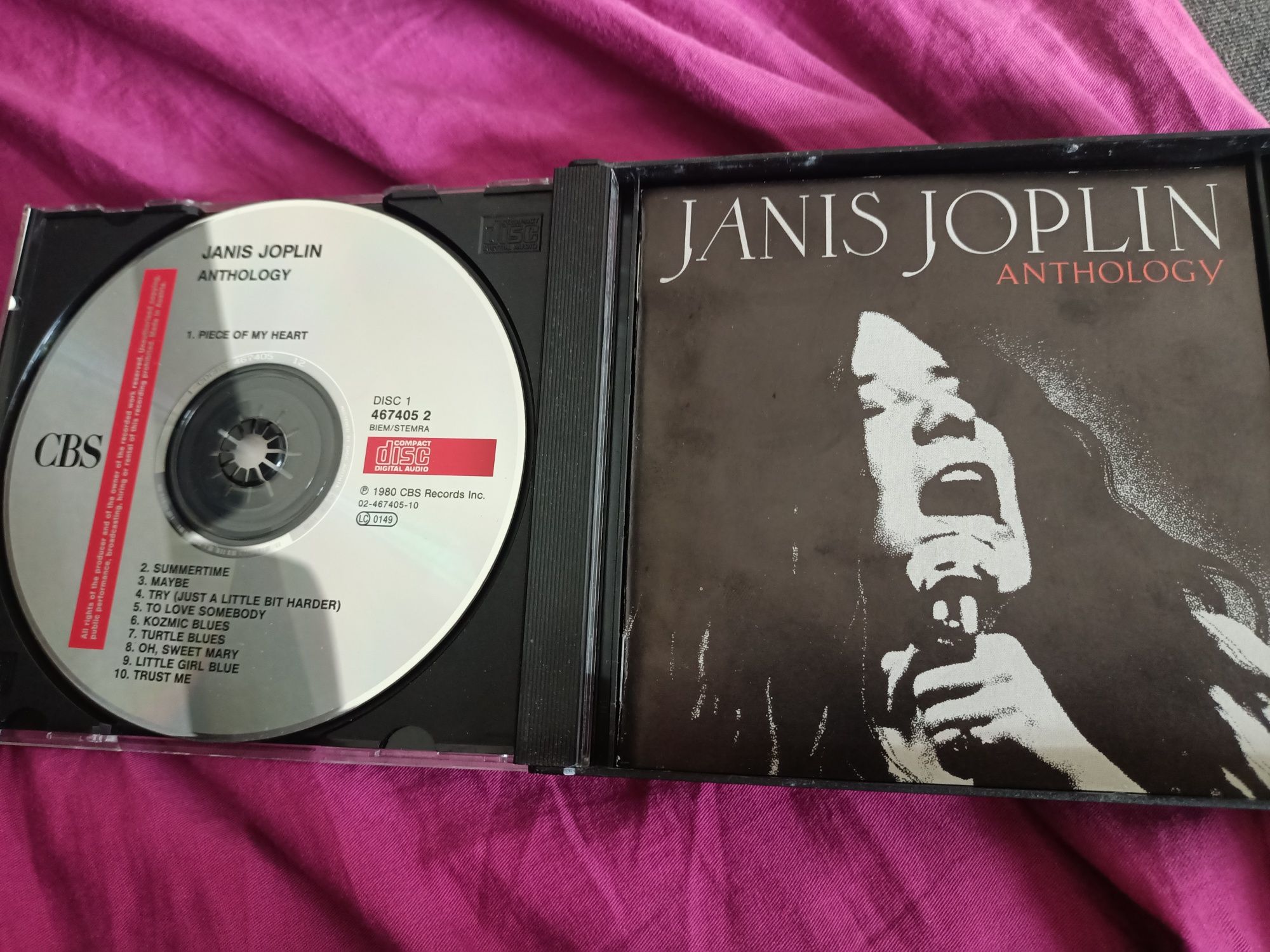 Janis Joplin - Anthology (2xCD, Comp, RE)(vg+)