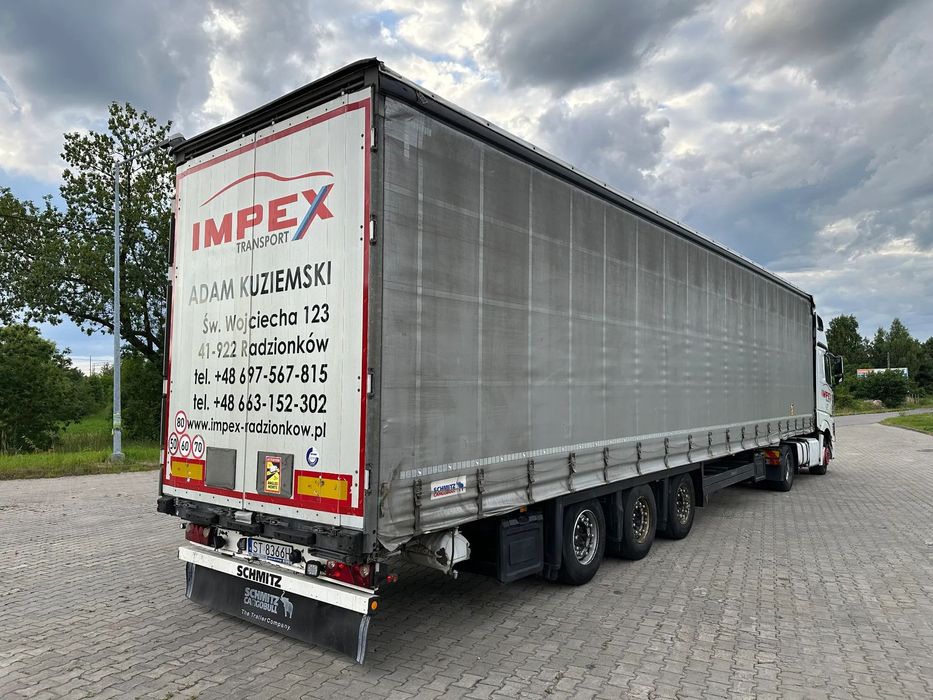 Schmitz Cargobull SCB S3T MEGA  Naczepa plandeka Schmitz MEGA 2017r SCB S3T OŚ SAF - nowy Dach -