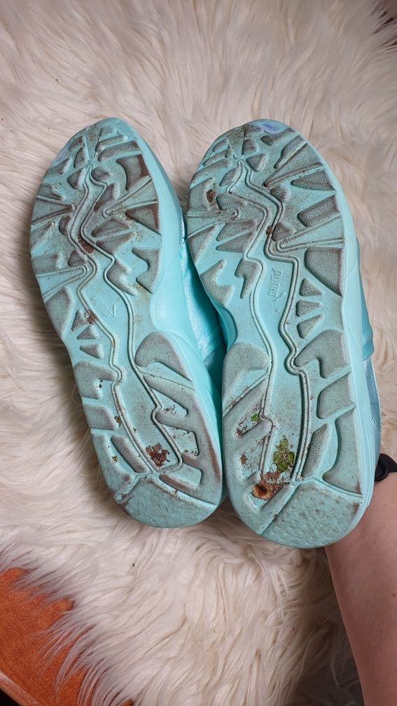Sneakersy Damskie 37 wsuwane niebieskie