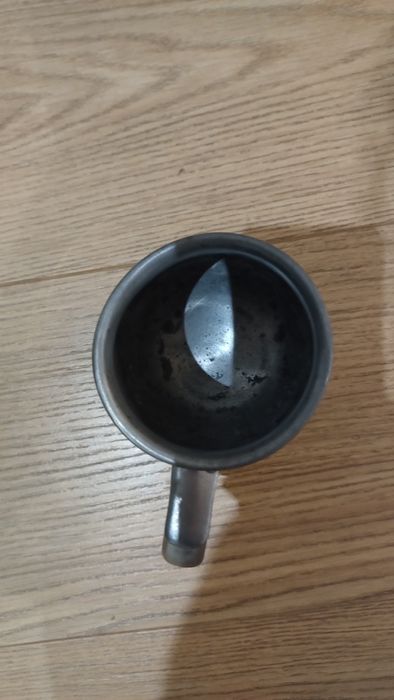 Srebrny metalowy kufel replika Ed Muldoon 1976