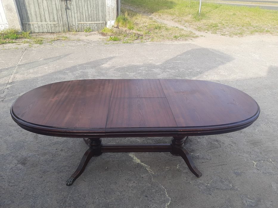 Drewniana ława dębowa