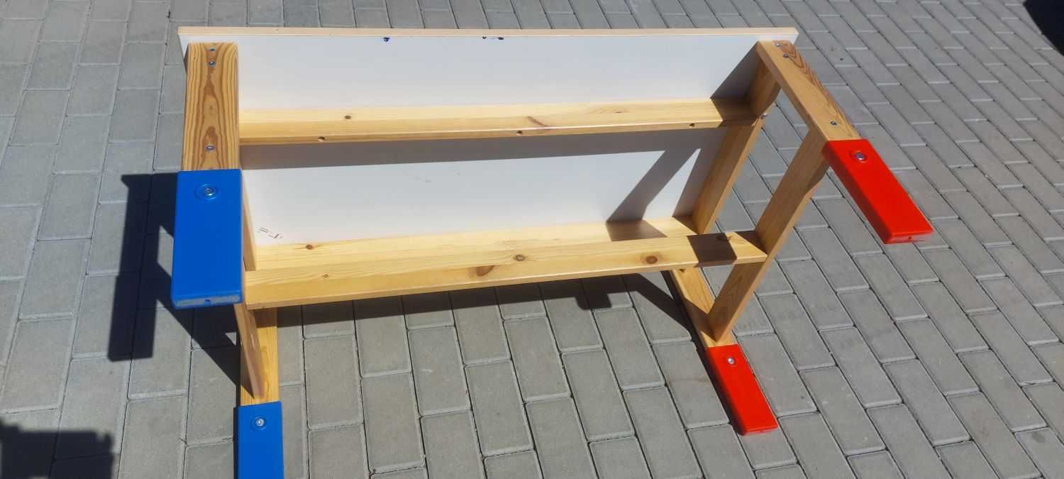 Ikea Stansad stolik biurko regulowane w dobrym stanie drewniane