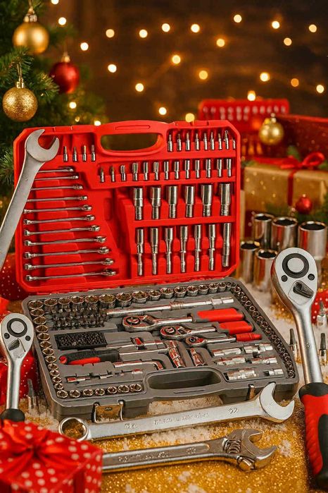 ZESTAW KLUCZY Nasadowych Narzędzi Klucze Nasadowe 216 EL. Bity Torx