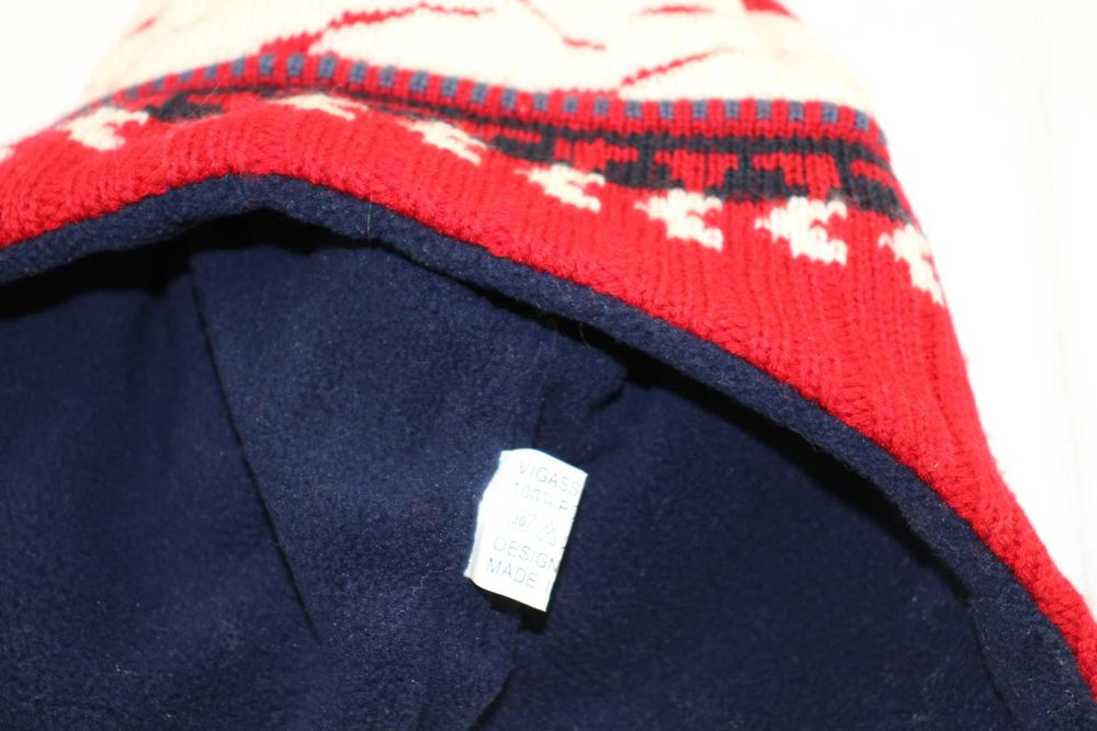 sj2 chłopięca zimowa czapka uszatka polarowa podszewka 3-5 lat 53 cm