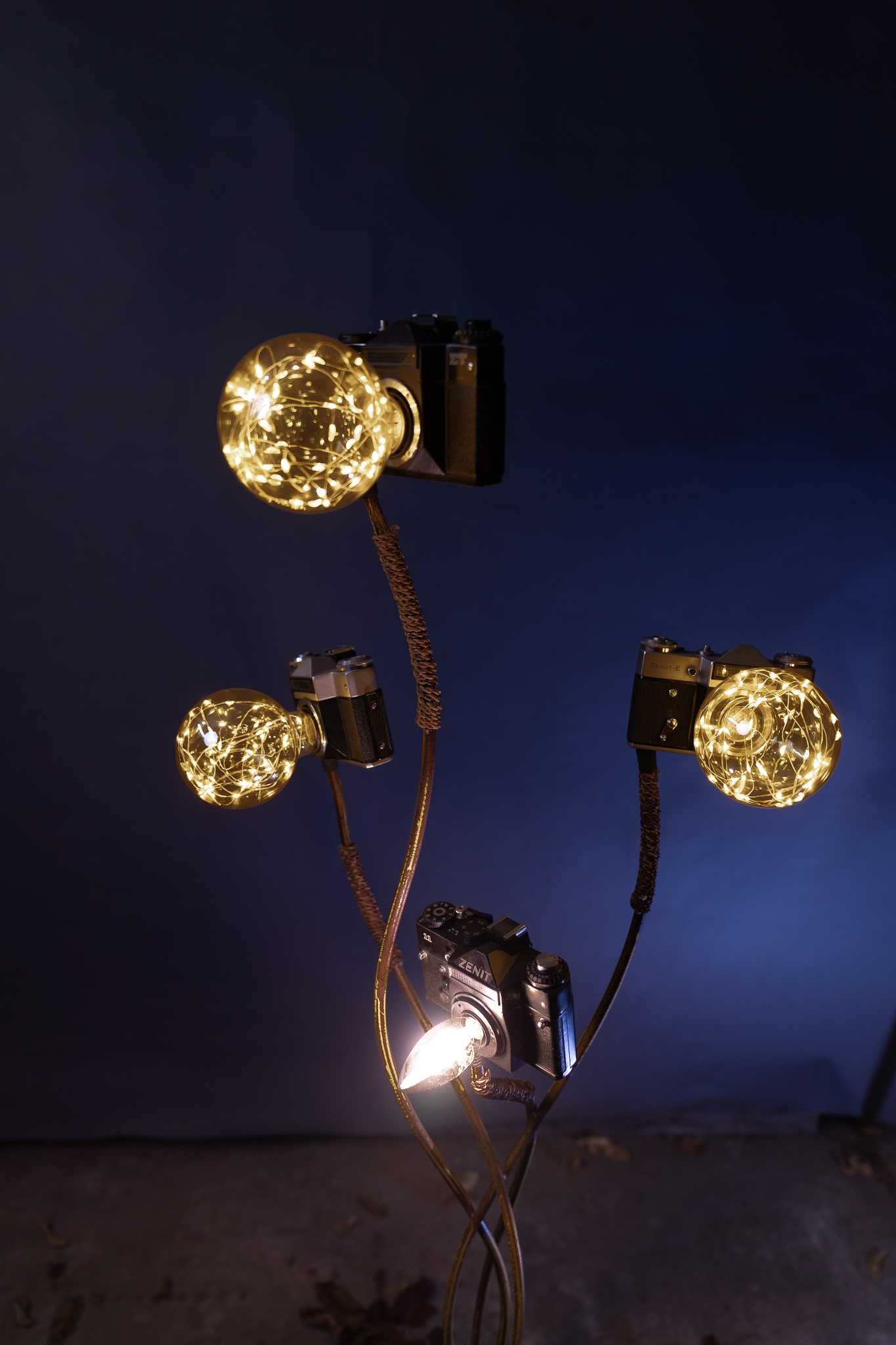 Lampa, lampka podłogowa fotograficzna z aparatów Zenit