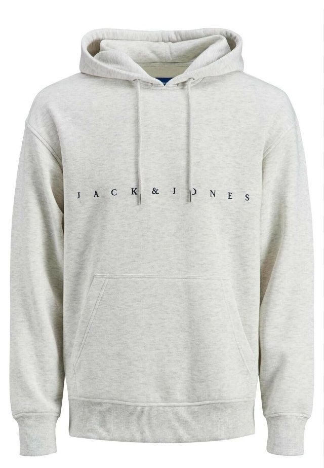 Bluza męska kangurka z kapturem jasny melanż Jack&Jones S