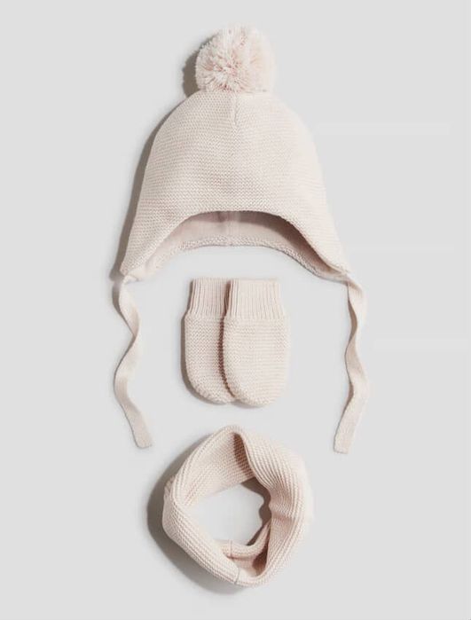 Дитячий зимови набір 2-6 міс, новий з бірками.