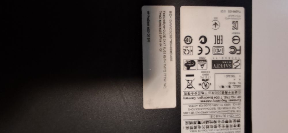 Pc Hp prodesk 600 g1 i5 4gb 256ssd