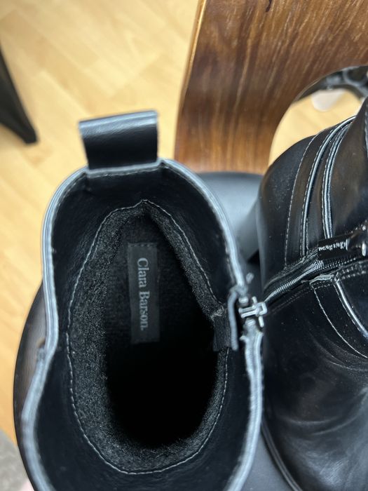 Sprzedam skorzane damskie botki