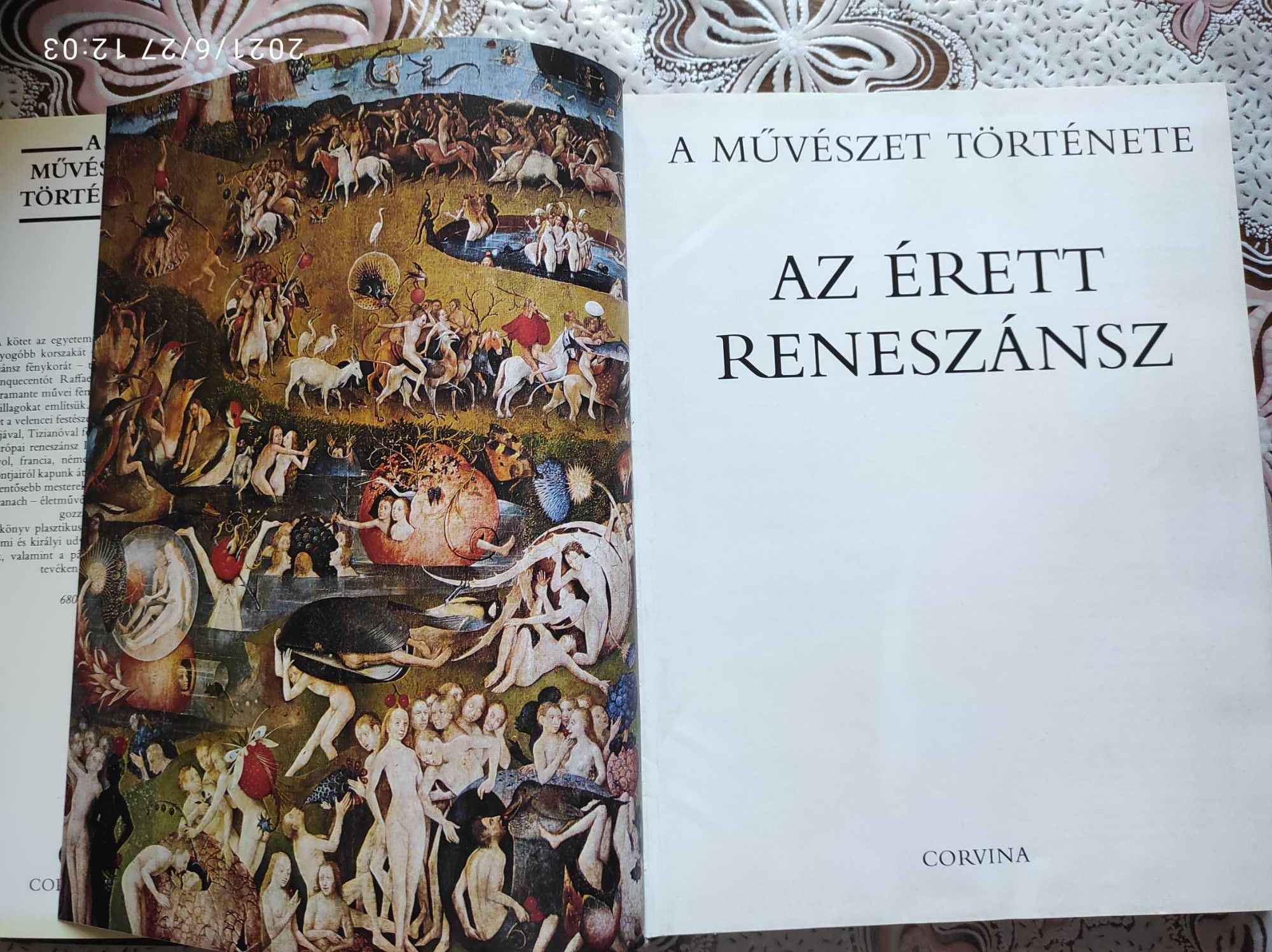 Книга Az Erett Reneszansz(на венгерском языке)1986г