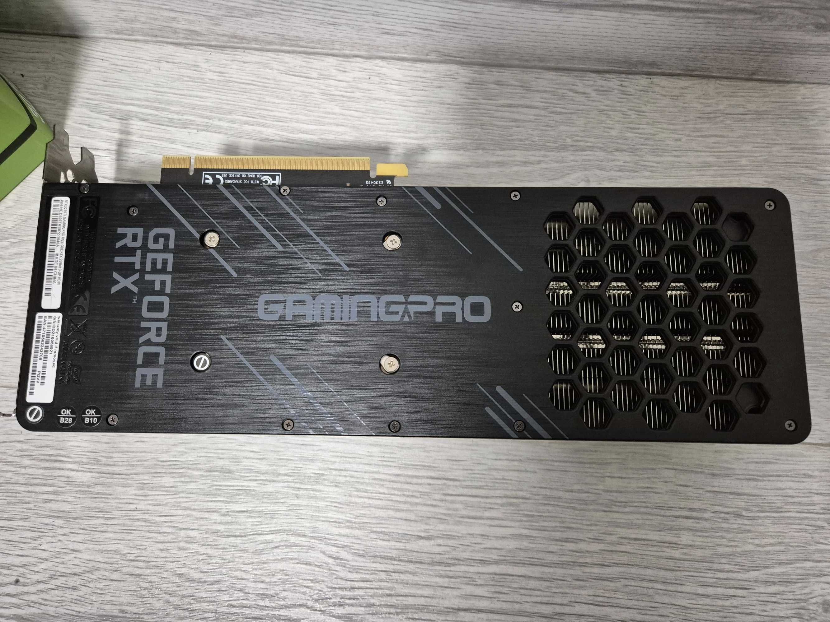 ігрова відеокарта RTX3070Ti PALIT Gaming PRO. TRADE-IN