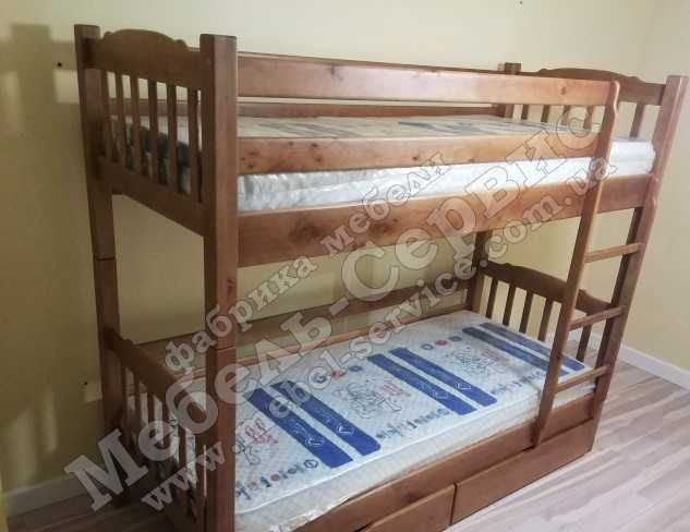 Продаю двоярусне ліжко "Бай-бай" з матрацами та ящиками