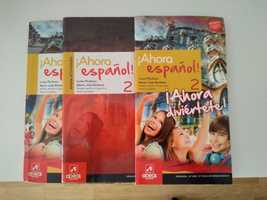 3 Livros de Ahora Español! 2 - Espanhol - Nível 2 - 8º Ano, como Novos
