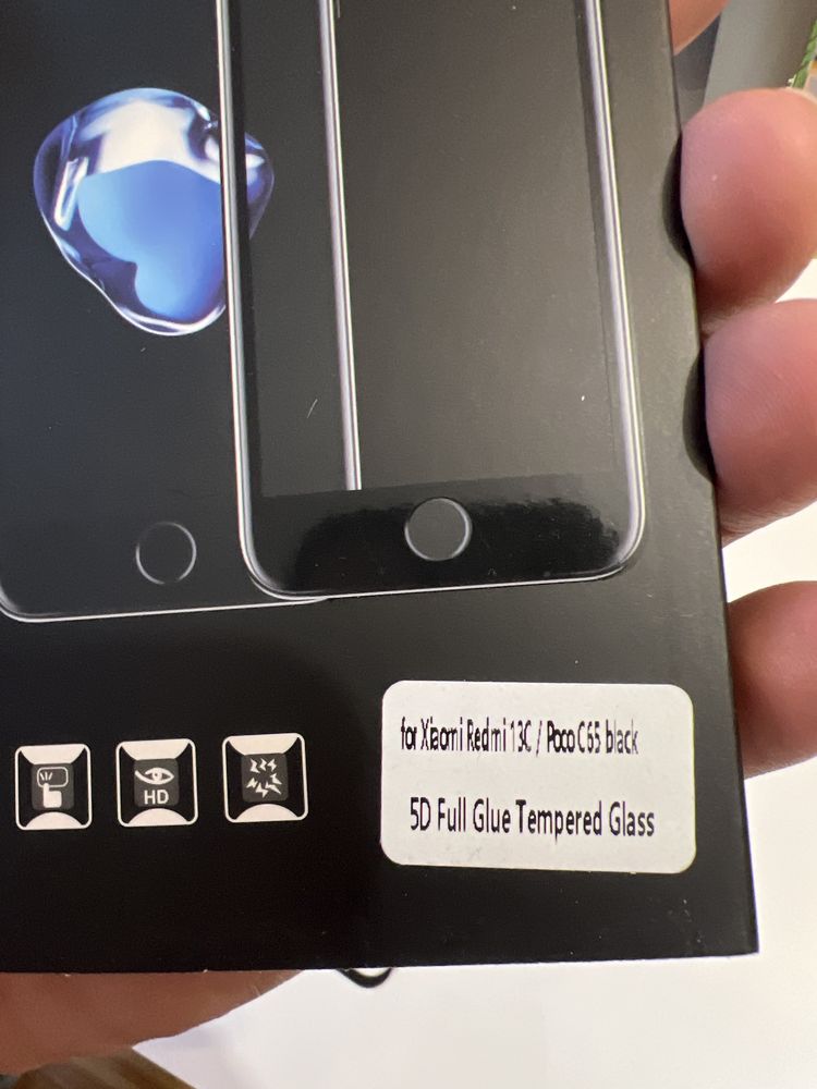 Szkło hartowane pełne 5D Xiaomi Redmi 13C/Poco C65