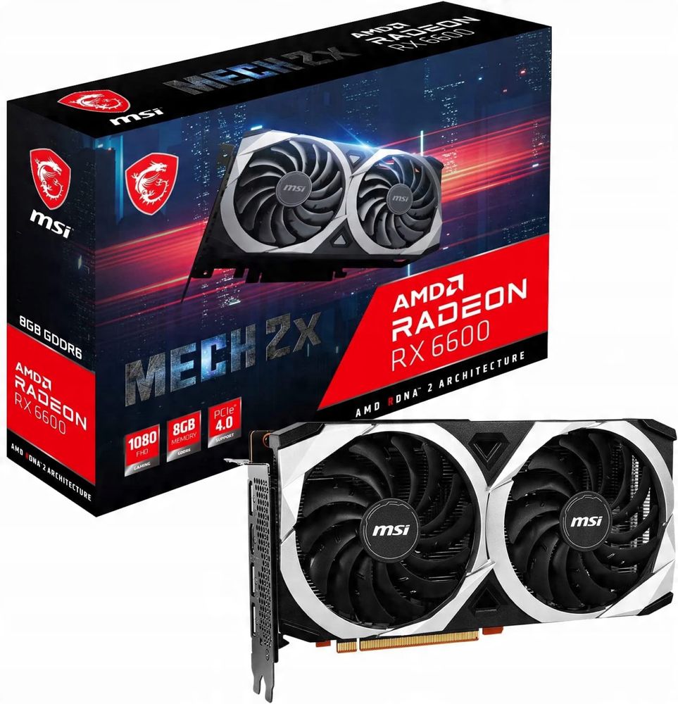 Rx 6600 msi mech x2