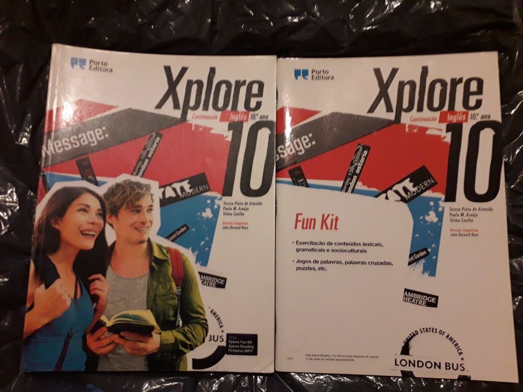 Xplore 10 - manual e fun kit de inglês do 10°ano