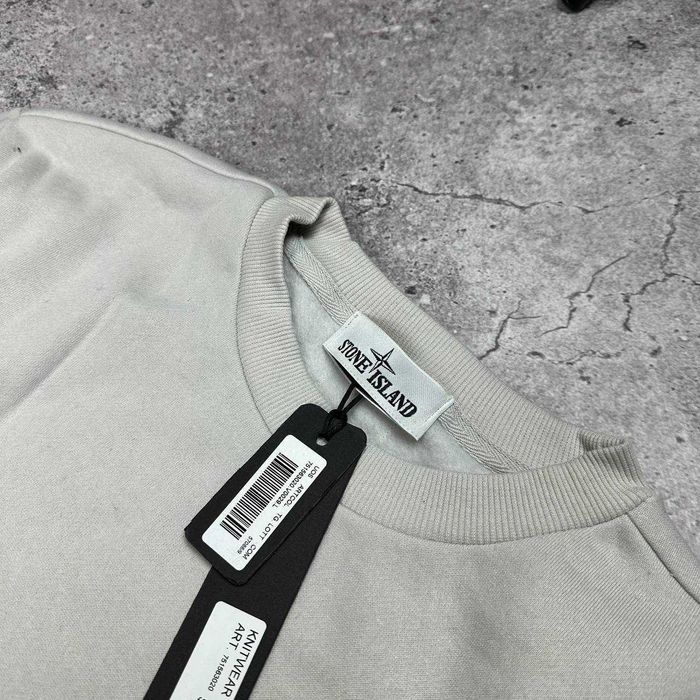 ЗАЛИШКИ Світшот нюдовий білий Stone Island XS,S,M,L,XL