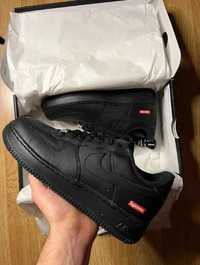 Nike Air Force 1 Low Supreme Black Eu 40