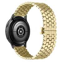 Beline Pasek Watch 20Mm Metal Honeycomb Złoty /Gold Box