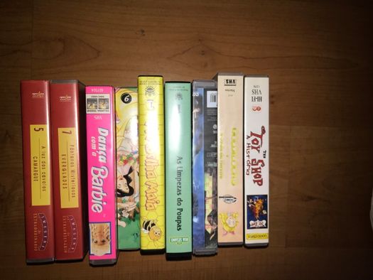 Cassetes VHS (202 Total)