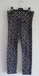 Leggings pretas estampadas menina 8-9 anos