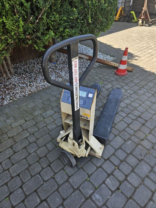 Wózek paletowy z waga paleciak wagowy paleciaki wagowy dokładność