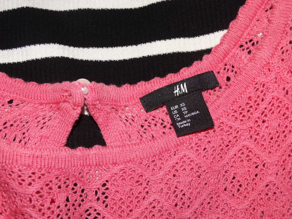H&M_Fajna koronkowa bluzka na imprezę_R.34/36