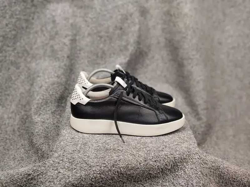 чоловічі класичні кеди зі шкіри високою підошвою santoni design black