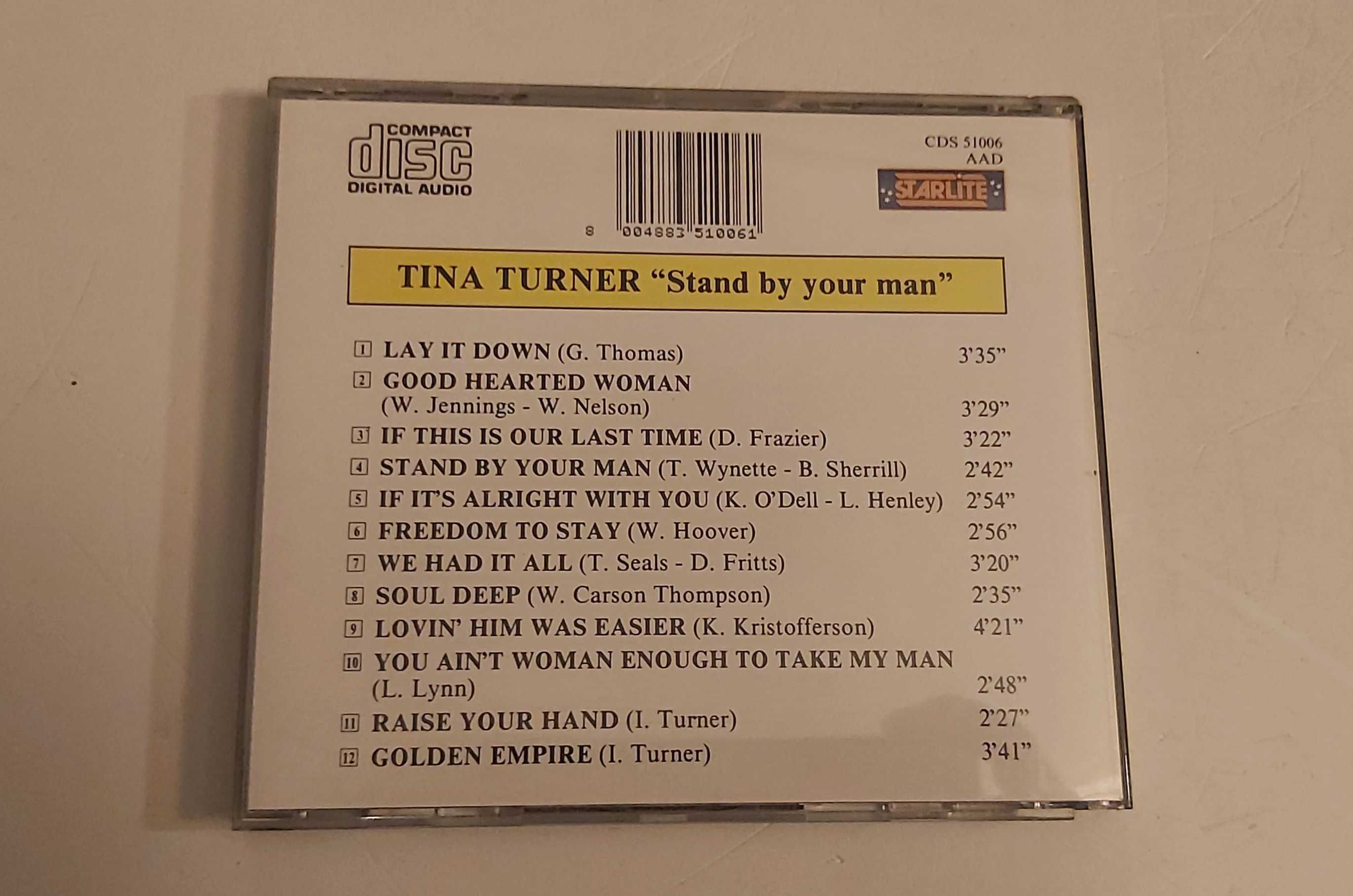 Tina Turner Stand by your man CD