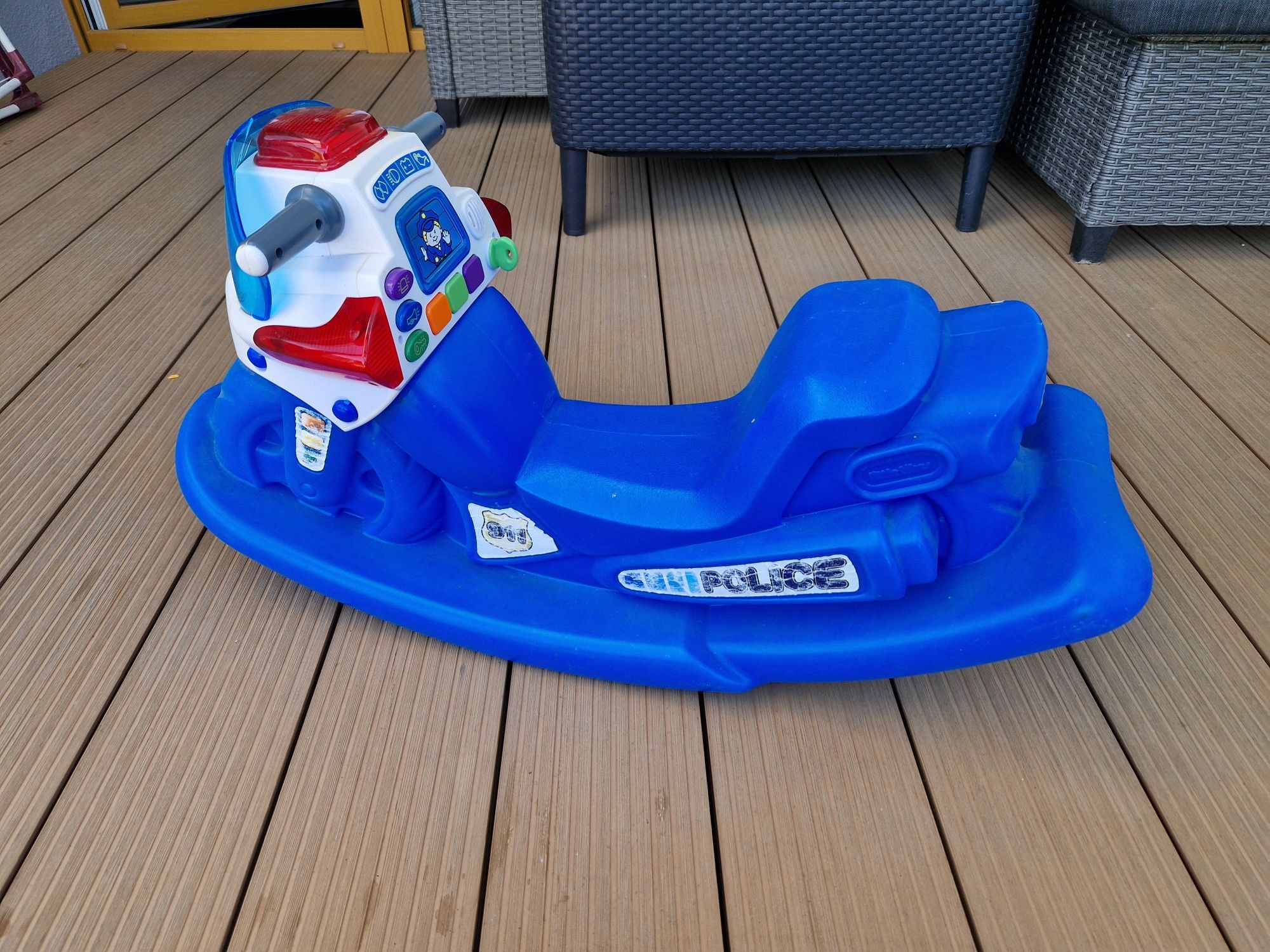 Bujak little tikes motor policyjny