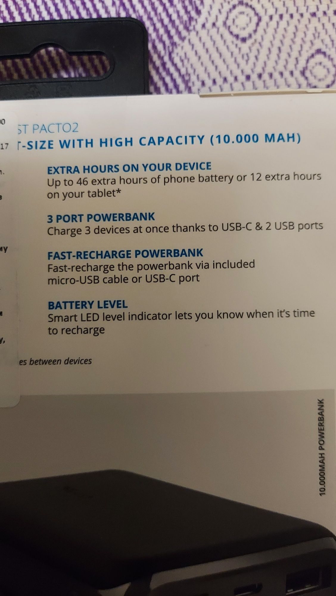 Trust Pacto2 10000 mAh  Power bank